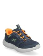 Skechers Boys Dyna-Lite Turbo-Brisk Buddies Marinblå