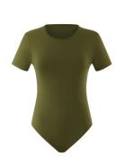 Etam Pure Soft - Body T-Shirt Grön