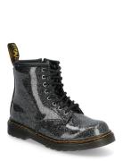 Dr. Martens 1460 T Black+Silver Nebula Glitter Svart