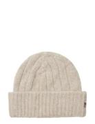 Lexington Clothing Alpaca Blend Knitted Beanie Kräm