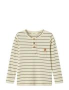 Lil'Atelier Nmmgeo Lim Ls Slim Top Lil Kräm