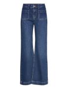 Bubbleroom Front Pocket Jeans Blå