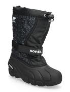 Sorel Youth Flurry Boot Print Svart