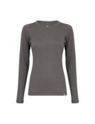 Danish Endurance Women's Merino Long Sleeved Shirt Grå
