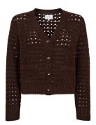 Nümph Nuriette Dot Pointelle Cardigan Brun