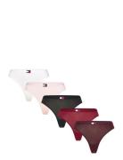 Tommy Hilfiger 5 Pack Thong Burgundy