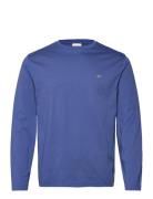 GANT Reg Shield Ls T-Shirt Blå