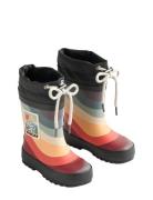 Wheat Rubber Boot Thermo Print Multi/patterned