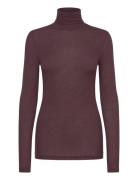 Bruuns Bazaar Angelabb Roll Neck Burgundy