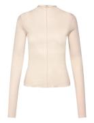 Monki Slim Turtleneck Ls Top Kräm