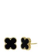 Bud To Rose Clover Enamel Enamel Black/Gold Guld