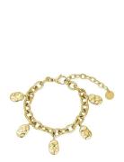 Bud To Rose Kaia Charm Bracelet Gold Guld
