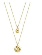 Bud To Rose Kaia Duo Necklace Gold Guld