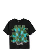 Name It Nkmsumba Minecraft Ss Nreg Top Box Bfu Svart