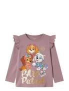 Name It Nmfsabine Paw Ls Top Box Cplg Lila