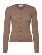 Rosemunde Rwdarcy Ls Pointelle Cardigan Brun
