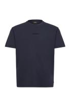 Superdry Micro Logo T Shirt Marinblå