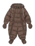 Mikk-line Puff Baby Suit W Acc Rec. Brun