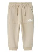 Name It Nmmobie Nreg Sweat Pant Bru Kräm