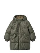 Wheat Pu Puffer Jacket Coast Khaki Green