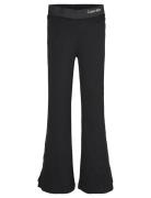 Calvin Klein Rib Flare Pant Svart