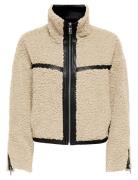 ONLY Onlpatti Life Teddy Short Jacket Cc Otw Kräm