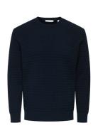 ONLY & SONS Onsberry Reg 12 Ls Crew Knit Frml Noos Marinblå