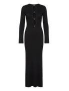 Bardot Nautico Knit Maxi Dress Svart