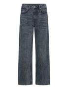 Weekday Missy Low Rise Loose Straight Leg Jeans Blå