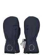 En Fant Mittens W. Zipper Marinblå