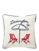 Lexington Home Beach Life Organic Cotton Canvas Pillow Cover Vit