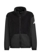 Adidas Sportswear J Sherpa Jkt Svart