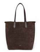 Polo Ralph Lauren Bellport Suede North-South Tote Brun