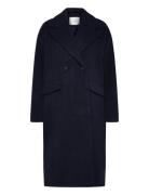 Rosemunde Rwtova Ls Pea Coat Marinblå