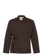 Anerkjendt Akjesper Kimono Overshirt Brun