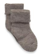 Minipop Minipop Wool Baby Sock Grå