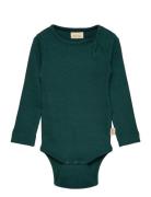 Petit Piao Body L/S Modal Grön