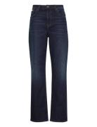 Calvin Klein Jeans High Rise Straight Oxbow Marinblå