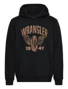 Wrangler Americana Hoodie Svart
