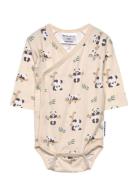 Geggamoja Bamboo Wrap Body Beige Panda Kräm