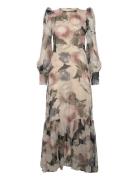 By Ti Mo Organza Maxi Dress Grå