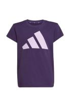 Adidas Sportswear Jg Bl Tee 160 Lila
