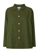 STUDIO FEDER Malou Shirt - Poplin Khaki Green