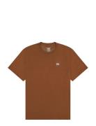 Lee Jeans Ss Patch Logo Tee Brun