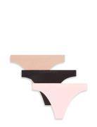 Calvin Klein Thong 3 Pk Svart