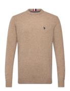 U.S. Polo Assn. Ketil Reg Lw Uspa M Knit Beige