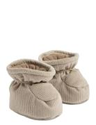Wheat Puffer Baby Booties Fuffa Beige