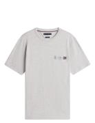 Tommy Hilfiger Small Crest Outline Tee Grå