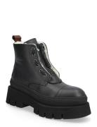 Copenhagen Studios Cph693 Grainy Leather Teddy Black Svart