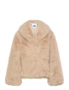 Twist & Tango Joline Faux Fur Jacket Kräm